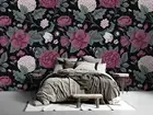 3D Floral Pattern Wallpaper Wall Mural Removable Self-adhesive 90