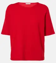 [The Row] The Row Ipar cashmere top AU 12 red