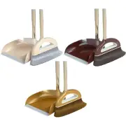 Broom And Dustpan Set Vertical Brush And Dust Pot Combination Upright Cleaning