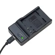 Battery charger for Panasonic DMW-BCF10 DMW-BCF10E DMW-BCF10PP CGA-S/106B S009