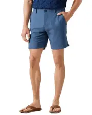 $110 Tommy Bahama Men's, On Par Shorts 5 Pocket, Dark Eclipse, 38]