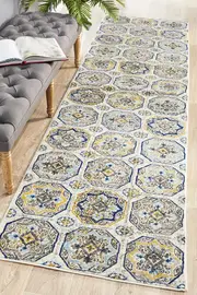 Eclectic Rang Blue Runner Rug