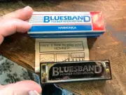 Vintage BluesBand Hohner International Harmonica New Open Orig. Box Instructions
