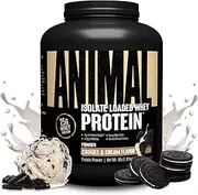 Universal Nutrition Animal Whey Isolate Loaded Whey Protein Powder Supplement, Cookies and Cream, 4 Pound