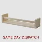 IKEA WOODEN SPICE JAR RACK Wall Mounted Storage Shelf, 2 or 1 best price,