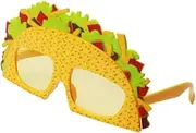 Perfeclan Party Sunglasses Fiesta Decoration Photo Booth Props Novelty Funny Taco Glasses Mexican Eyeglasses for Teens Festival Cosplay