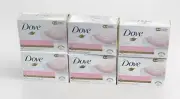 Dove Pink Beauty Bar Bath soap Nourished Skin , pack of 6, 135g each RARE