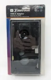 Emerson VHS-C Camcorder Video Cassette Converter VCR Tape Adapter Brand New