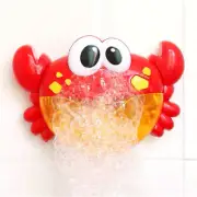 Crab Shape Bubble Automatic Machine Joy Bubble Electric Toy Children Bathing QS