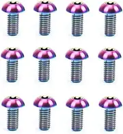 Titanium Bolt Mountain MTB Bike Bicycle Disc Brake Rotor Screws 12PCS