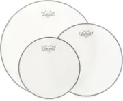 Remo Emperor Coated 3-piece Tom Pack - 10/12/16 inch (3-pack) Bundle