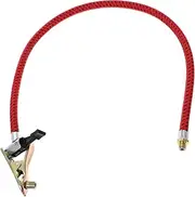 PAMINGONO Self-Locking Red Trachea Adapter for Tire Inflator Bike Tire Chuck Hose Electric Pump for Inflatables Hose