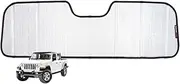 Genuine SNAPSHADES Front Windscreen Sun Shade for Jeep Gladiator with Collision Radar (JT; 2019-Present)