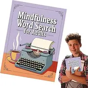 Adult Word Search Books - Travel Word Puzzles - Portable Entertainment Games, Brain Exercise Activities for Adults Seniors Teens