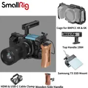 SmallRig Cage for BMPCC 4K & 6K 2203&Top/Side Handle&T5 SSD Mount&Cable Clamp