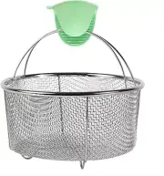 Mesh Steamer Basket, Stainless Steel Mesh Net Strainer Basket and Insert, Pressu