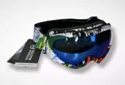 Outdoor Master Kids Ski Snow Goggles/ Revo Blue tinted Adjustable Strap
