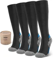 Compression Socks for Men & Women (2/4/6 Pairs) 20-30 Mmhg Graduated Compression