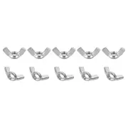 5/16-18(D) Butterfly Wing Nuts 20Pack Carbon Steel Butterfly Wing-Nut Silver