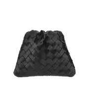 [BOTTEGA VENETA] BOTTEGA VENETA Leather small 'Dustbag' pouch Woman One Size One Size Black