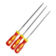 3pcs High Carbon Steel Chainsaw Chain File Kit For Woodwork Sharpening