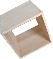 Zerodeko Diy Wooden Crate Modular Storage Box Dovetail Joints Versatile Craft Projects for Books Toys