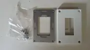 Kenall WSP-A-1-G-1 Tamper proof Wall Plate -white