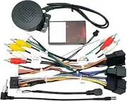 Car Radio Cable Power Wiring Harness Adapter Simple Soft CAN Bus Decoder Compatible for Chevrolet Tahoe Traverse Truck Compatible for Buick Enclave