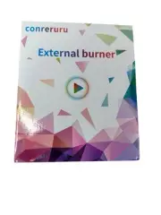 NEW Conreruru External Burner Bluray Drive (USB-A-C) Type-C BD DVD Window YELLOW