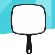 1Pc Handheld Makeup Mirror Salon Barber Handheld Mirror Hairdresser Haircut Mirr
