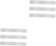 KALLORY Sets Multipurpose School Wall Board Metal Display Board Name Card Display Strip Pcs