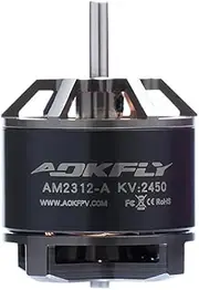 AOKFLY AM2312-A 2312 980KV 1400KV 2450KV Long Shaft Brushless Motor 3S~4S Lipo for RC Airplane Fixed Wing Multirotor Drones (1PC AM2312-A 2450KV)
