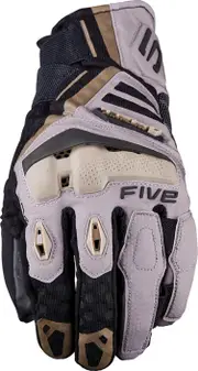 Five TFX1 Airflow, gloves , color: Light Grey/Beige/Black/Brown , size: M