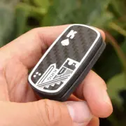 Click Clicker Carbon Fiber Slider Push Card Hand Fidget decompression Pocket