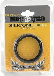 Boneyard Silicone Ring 45mm, Black