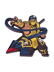 Mortal Kombat Scorpion Enamel Pin Metal Badge Brooch Figure Game