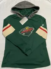 Adidas Minnesota Wild Women's NHL Offsides Hooded Sweatshirt. Womens Size: Large