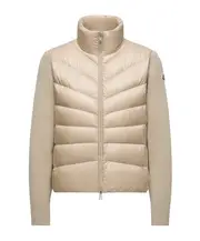 Moncler Padded Zip-Up Cardigan S,XS,L,M light brown