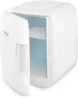 Skincare Mini Fridge Food Drinks Make Up Room Car Portable Compact Cooler White