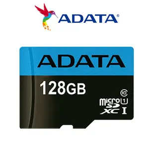 【ADATA威剛】128G Premier MicroSD UHS-I U1 記憶卡 R100M W25M