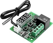 Oshhni Electronic Temperature Temp Control Module Switch Display Digital Thermostat Module Professional Accessories Micro Zfx-w1209D, 12V blue light