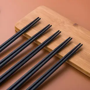 onlycook 日式料理筷子防滑 餐具筷子套裝合金筷家用筷子合金快子