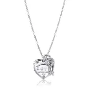 在飛比找Yahoo奇摩購物中心優惠-Tiffany&Co. LOVE刻字愛心鎖鑰匙925純銀項鍊