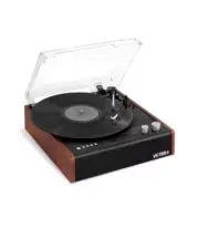 Victrola Brighton Dual Bluetooth Turntable Record Player - Mahogony