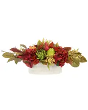 Creative Displays Traditional Fall Arrangement with Hydrangeas, Artichokes & Astilbe