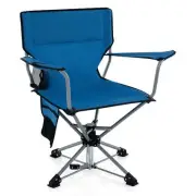 360° Swivel Hunting Chair Portable Foldable Hunting Chair with Mesh Cup Holder a