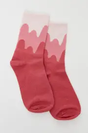 Pink Socks - Size ONE, Women's Hosiery