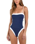 L'Agence Tory Bandeau One Piece Swimsuit