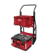 PACKOUT 20 in. 2-Wheel Utility Cart Large Tool Box Crate (3-Piece)