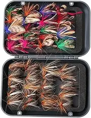Bionic Flies with Box Artificial Insect Fishing Baits Artificial Bait for Salmon Trout